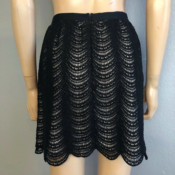 Club Monaco Crochet Lace Skirt A Line - Picture 3 of 4